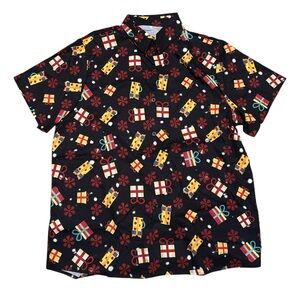 Men’s Christmas Button Up Shirt